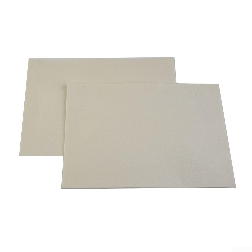 Honseadek Para A4 Juego de papel de junta de fibra de cerámica para sellar tubos de combustión y vidrio de horno con tolerancia de alta temperatura (A)
