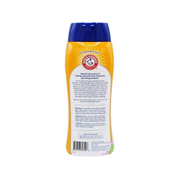 Arm-Hammer-Super-Deodorizing-Shampoo-For-Dogs-Odor-Eliminating-Dog-Shampoo-For-Smelly-Dogs-Puppies-With-Arm-Hammer-Baking-Soda-Kiwi-Blossom-Scent-20-Fl-Oz Arm-Hammer-Super-Deodorizing-Shampoo-For-Dogs-Odor-Eliminating-Dog-Shampoo-For-Smelly-Dogs-Puppies-With-Arm-Hammer-Baking-Soda-Kiwi-Blossom-Scent-20-Fl-Oz
