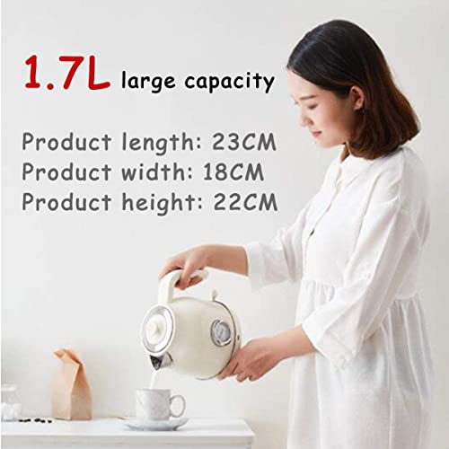 Bouilloire en verre automatique commande temperature maintien chaud eau sans fil