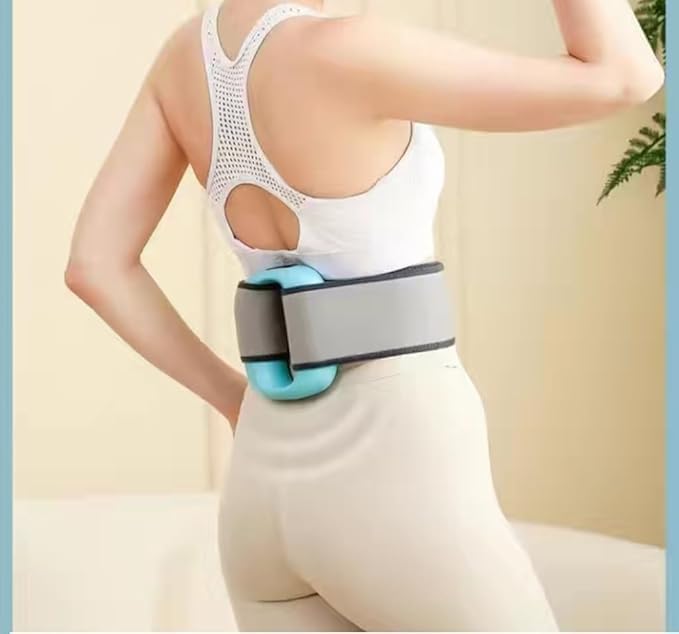 Wearable Electric Percussion Massage Ring, Hands-Free Deep Tissue Massager with 8 Intensity Levels & 3 Modes, Full Body Muscle Recovery & Pain Relief Strap