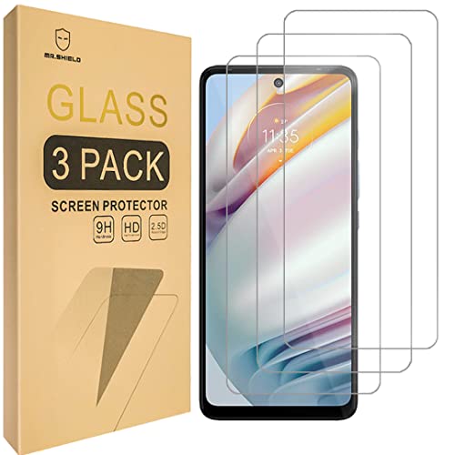 Mr.Shield Protector de Pantalla para Motorola (MOTO G60) Cristal Vidrio Templado [3 Piezas] [9H Dureza] Anti-Arañazos