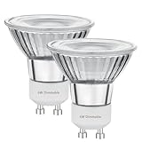 LED GU10 Range Hood Light Bulbs, LED Stove Appliance Light Bulb, Kitchen Light Replacement Halogen Light Bulb, 50W Equivalent, Warm White 3000K, 6W 550 Lm, Dimmable,Waterproof IP65 Pack of 2