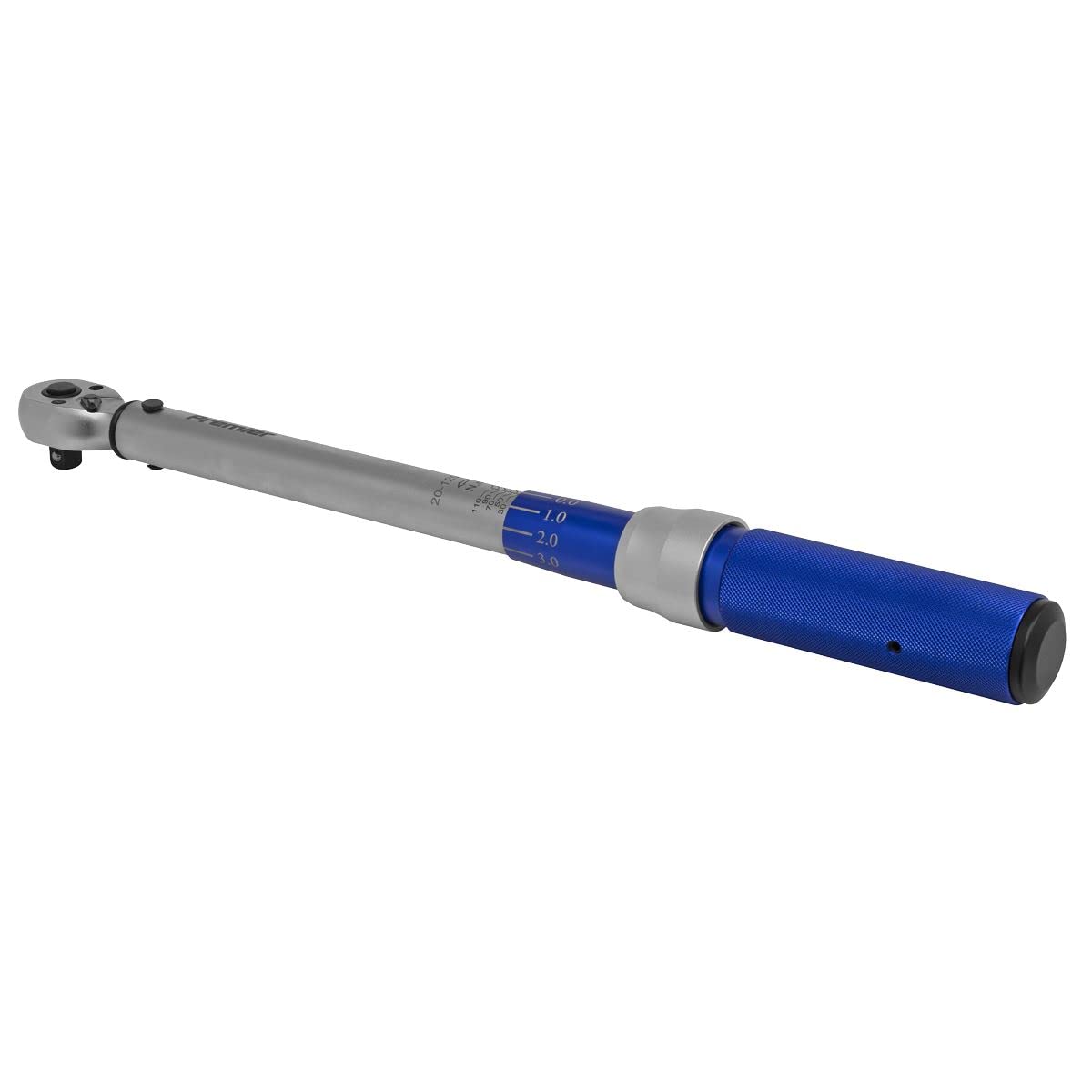 Sealey 3/8 Inch Torque Wrench Micrometer Style Square Drive Calibrated 20-120Nm