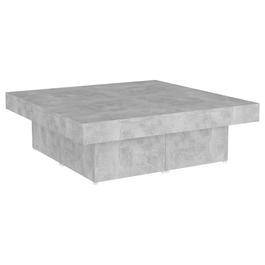 Couchtisch Betongrau 90x90x28 cm Spanplatte