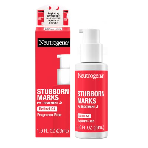 Neutrogena Retinol SA Stubborn Marks PM Treatment, Fragrance Free, 1 fl oz