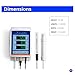 Bluelab MONGUACON Guardian Monitor Connect for pH, Temperature, and TDS in Water with Data Logging (Connect Stick not Included), Nutrient Meter for Hydroponic System and Indoor Plant Grow White