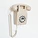 Wall Telephone, Corded Landline Phone for Home, Wall Mounted Retro Telephone, 1960s Old Fashion Antique Phones, Single Line Analog Trimline Phone with Loud Ringer for Seniors (Ivory)