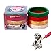 Sweet Paws Dog Chew Toys - Wearable Silicone Dog Toys for Aggressive Chewers - Fun to Chew, Chase, Tug, and Fetch - Durable Puppy Nipping Solution Toys for Small/Medium Dog (Santa Paws)