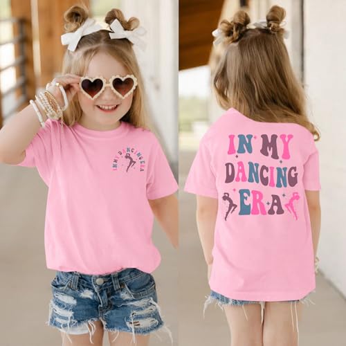 in My Dancing Era Shirt for Girls Kids Toddler Dancer Graphic T-Shirt Funny Dance Lover Short Sleeve Summer Tees2