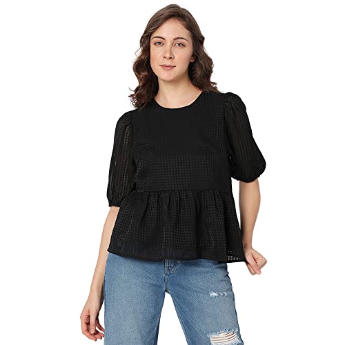 Image of VERO MODA Regular Fit Top (258288801 Black S)