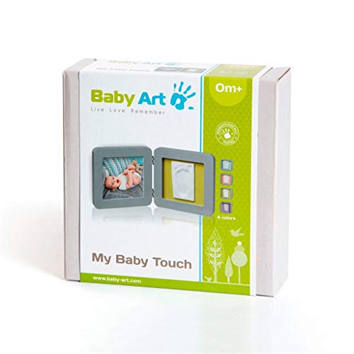 Porta Retrato My Baby Touch Baby Art, Grey