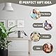 VIPbuy Handmade Holz geschnitzt Brillenhalter Stand, Osterinsel Moai Kopf Brillenhalter Rack für Nachttisch, Moai Head Sculpture Statue Home Office Desk Decor Geschenk