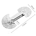 Thread Gauge Whitworth 55 Degree & Metric 60 Degree Metric & Imperial Screw Gauge SAE Thread Pitch Gauge Whith Locking Devices for Industrial Measurement Garage Workshop Plumbing