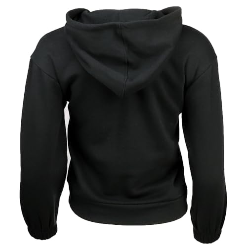 Puma Kids Girls Class Act Fleece Hoodie Casual Outerwear - Black - Size S2