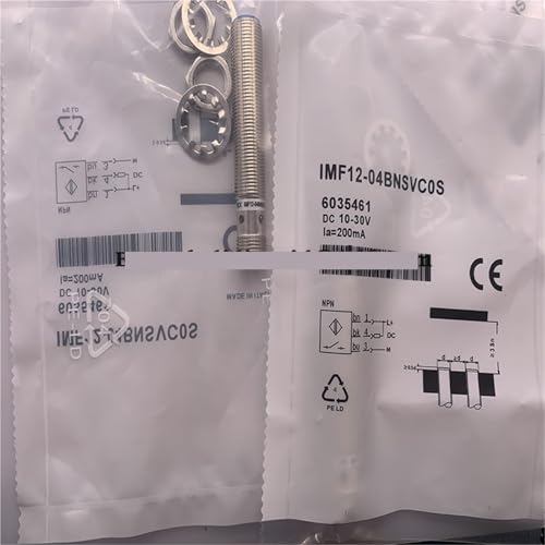 Sensor IMF12-04BNOVC0S inductivo cilíndrico de posicionamiento exacto 6