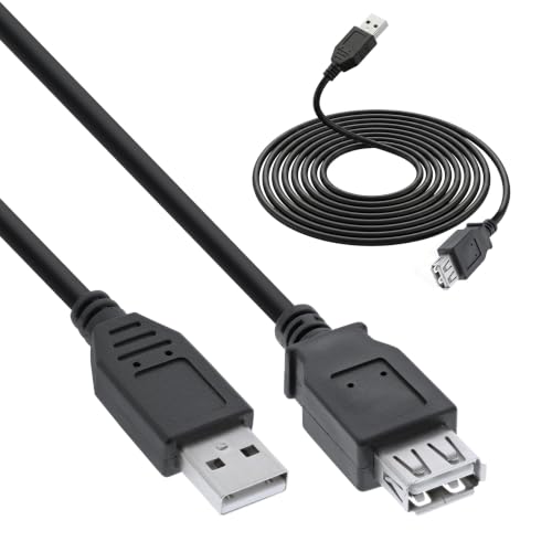 InLine 23303 Cavo USB 2.0, Prolunga, Type A, Maschio/Femmina, 5M Nero