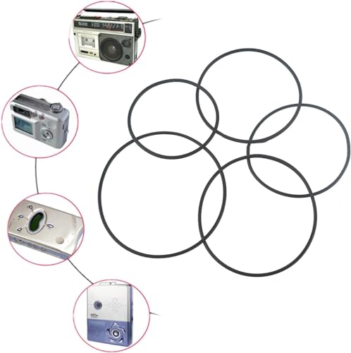 image for Sluswallow 20Pcs Universal 1.5mm Cassette Tape Machine Belt Drives Bel