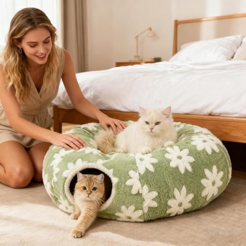 Túnel para gatos interactivo para solucionar el aburrimiento interior 4