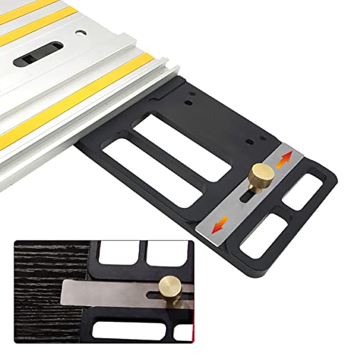 Right Angle Guide Rail, Woodworking Circular Saw Guide Rail Aluminum Alloy Anti Corrosion Wear Resistant Black For Wood For Carpenter #TOP5