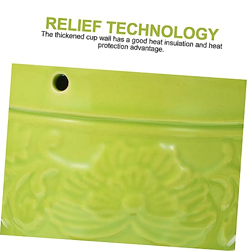 Ceramic Moxa Box Set Double-Layer Insulated Cupping Therapy Pot para masaje portátil y raspado para uso en casa y relajación miniatura 5