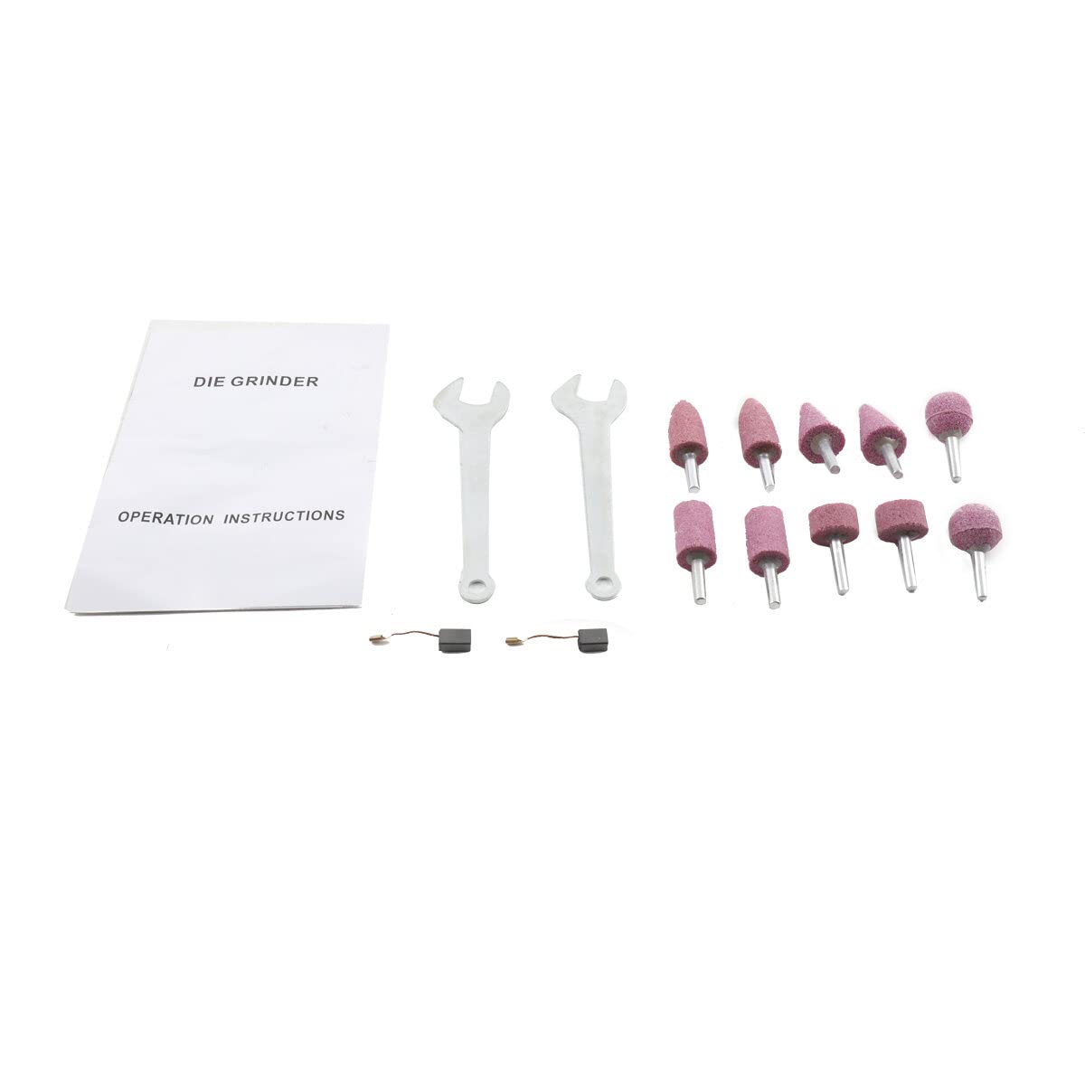 Geradschleifer 750W, 0-27000 U/min Meuleuse Barre avec Régulateur de Vitesse, Ponceuse avec 14 Accessoires, Spanner Ø 6mm Étanche Silencieuse pour Meuler, Polisser, Découper