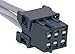 ACDelco GM Original Equipment PT171 6-Way Female Black Multi-Purpose Pigtail