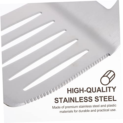 Set de 2 herramientas BBQ de acero inoxidable ergonómicas miniatura 6