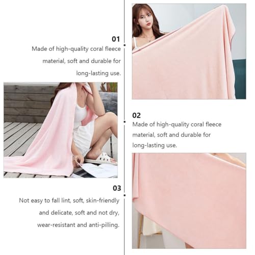 Serviette de bain en polaire corail douce pour protéger la peau sensible - 8