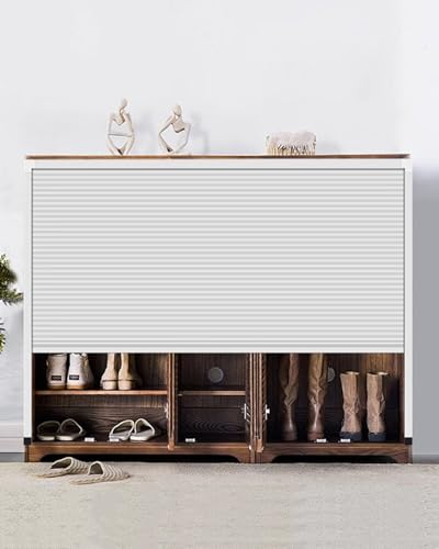 Puerta Plegable Puerta de Armario Plegable Tipo Acordeón Sin Taladrar, Puerta de Armario Blanca para Armario Ropero, Puertas Mosquiteras Plegables Personalizables, Puerta Corredera de Entrada(75x75cm/