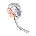 Dioche Soft Hair Drying Salon Bonnet Attachment, Easy to Use, Fits All Hair Dryers, for Deep Conditioning, Hot Oils, and Heat Treatments (Silver)