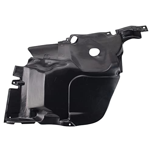 Image of TRQ Front Driver Side Engine Splash Shield Black Compatible with 2008 Ford Escape Mercury Mariner FO1250148