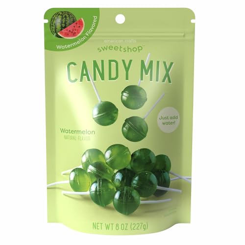 AC Sweetshop Hard Candy Mix, Watermelon, DIY Candy Making Kit for Kids & Adults, Candy Maker, 8 oz