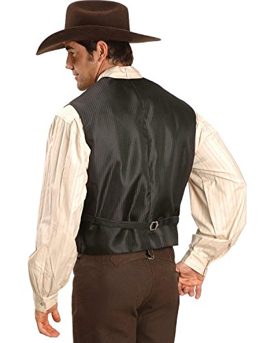 Scully Black Classic Paisley Men's Vest RW0933