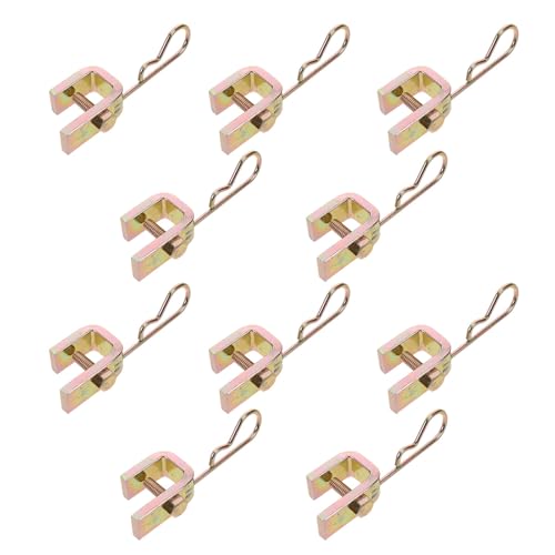 Rallonge de valve de pneu jumelé camion voiture clips de fixation en fer x10