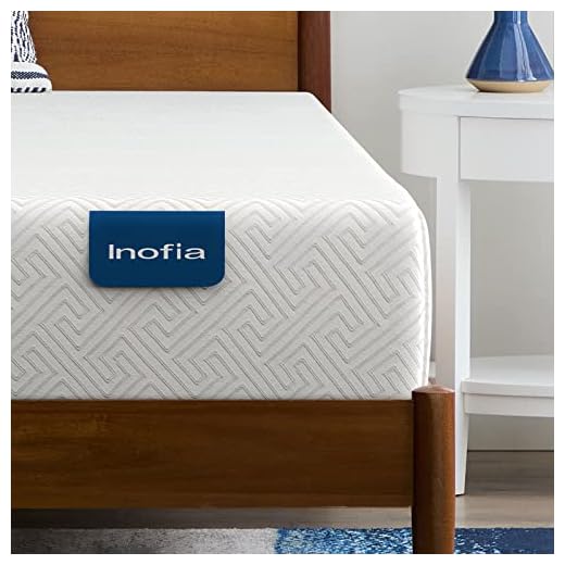 Inofia 6 Inch Memory Foam Mattress Twin Mattress for Cool Sleep & Pressure Relief, Made in USA, CertiPUR-US Certified, No-Risk 100-Night Trial