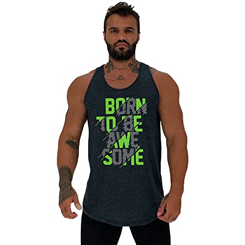 Kit 2 Regatas Longline Masculina MXD Conceito Academia Musculação Treino Gym Cavada Tank (GG, Opção
