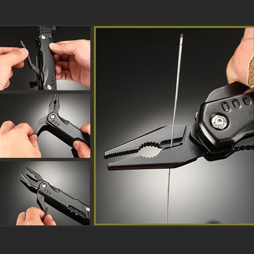 Llave ajustable multifuncional y martillo portátil para camping 5
