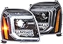 Morimoto XB Hybrid LED Headlights, Plug and Play Headlight Housing Upgrade for GMC Yukon (09-14), DOT Approved LED Assembly with LED Headlights (High/Low), DRLs, & UV Coated Lenses (1x LF557)