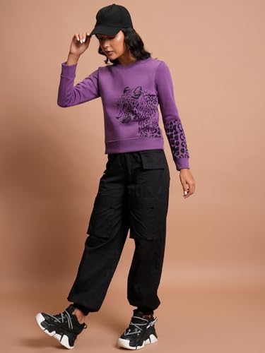 Image of Tokyo Talkies Women's Regular Fit Cargos Trousers| High-Rise