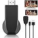 Wireless Display Adapter,Wireless HDMI Dongle,4K 1080P HDMI WiFi Mobile Screen Mirroring Receiver HDMI Display Adapter Dongle for i-Phone/Pad/i-OS/Android to TV Projector Support Airplay DLNA Miracast