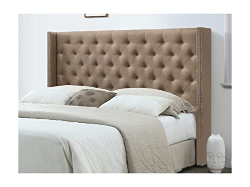 Tête de lit capitonnée Massimo - Tissu - 170 cm - Beige