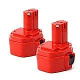 Groye Lotive 2Packs 3500mAh 1420 Battery for Makita 14.4V Battery 1422 1433 1434 1435F 1435 PA14 1420 192699-A 193158-3 Ni-MH Cordless Tools Battery Pack