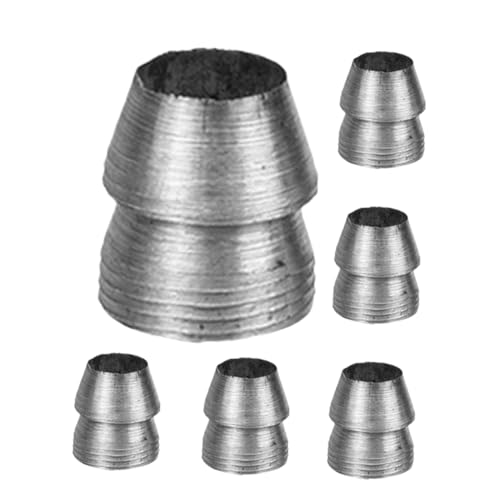 Happyyami 6 Pezzi strumenti da giardinaggio cuneo spaccalegna con manico a martello cunei con manico d'ascia cuneo per utensile cuneo in metallo con manico d'ascia ferro da stiro Grey