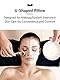 Deciniee Wimpernkissen U-Förmiges: Ergonomisches Nackenkissen Wimpern Kissen - Flanellkissen Wimpernverlängerung Kissen für Schönheitssalon Zuhause