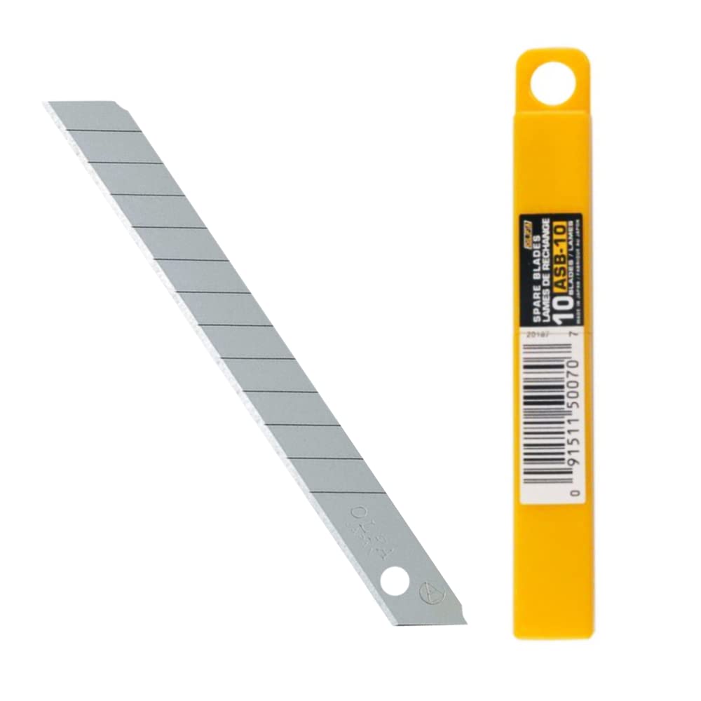Case of 10 blades of cutter 9 mm ASB-10 OLFA