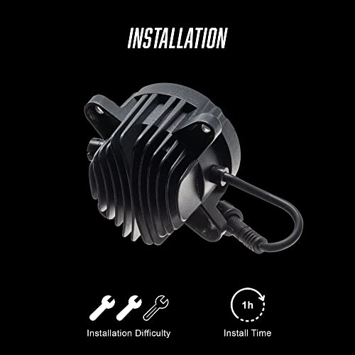 Módulo Emisor LED para Niebla 60mm 15W Amarillo miniatura 5
