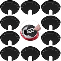 10 Stück Dosenverschluss Getränkedosen Verschluss Getränke Dosendeckel Schwarz Soda Staubdicht Getränkedosen Deckel Dosen Verschluss Verschlussdeckel für Dosen Bier Soda Cola Bierdosen