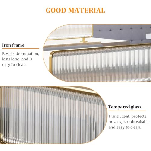 Genérico Mamparas de Vidrio Templado para restaurantes y Bares: Pantallas de Seguridad Negras de 100x60 cm para Zonas de Comedor, Que mejoran la Comodidad y la protección de los Clientes.
