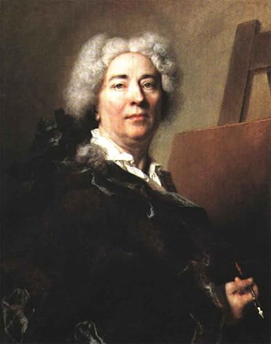 Lienzo de 60x90cm Autoritratto di Nicolas De Largilliere, pintura detallada para salas