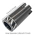 Fishing Rod Gimbal Butt Cushion Anti Slip Metal Comfortable Grip Protective Cover Fishing Tackle for Rod Holder Rod Building, Black
